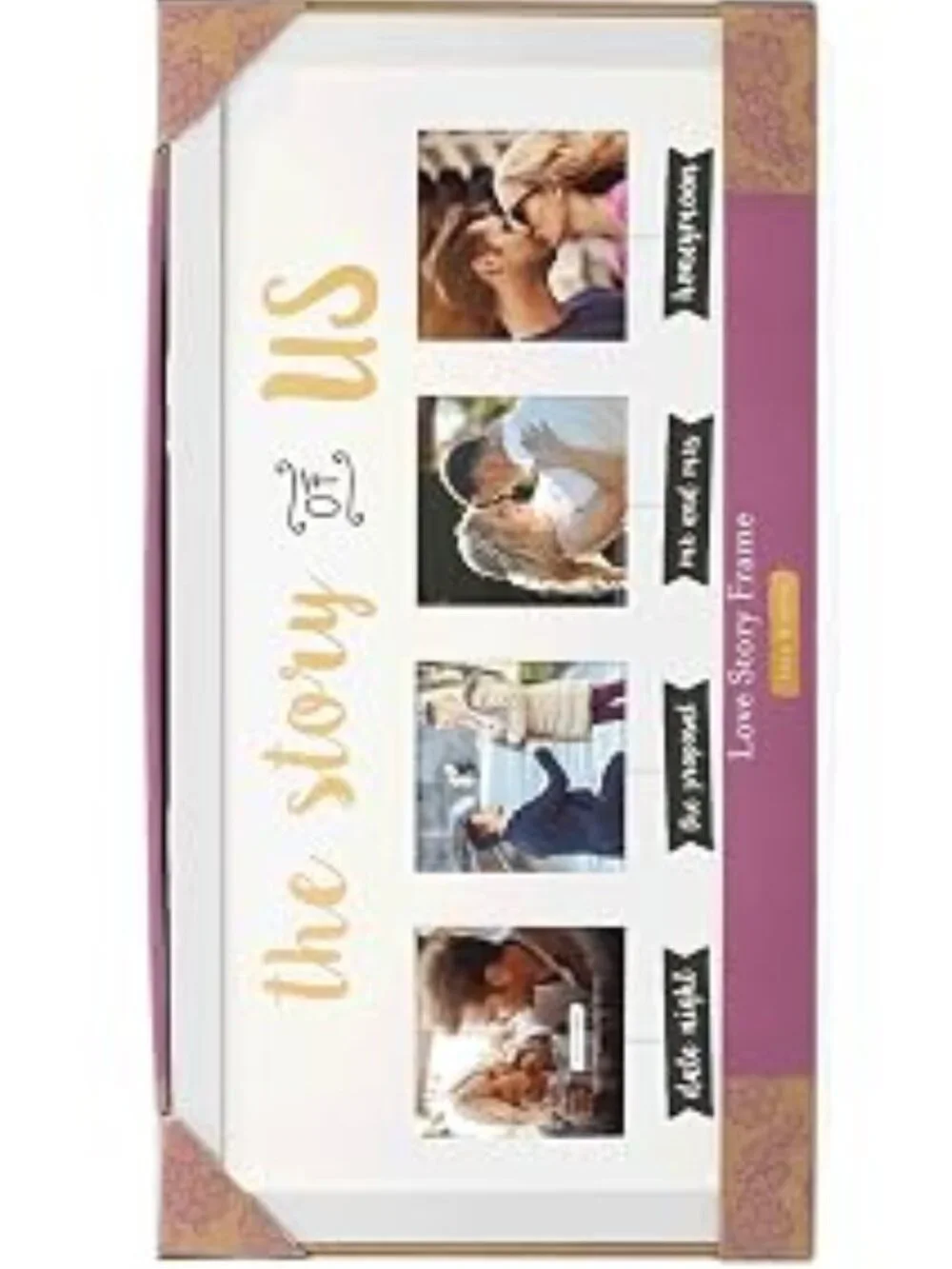 NWT Kate & Milo The Story of Us Wedding Collage Frame 4x4 Photos